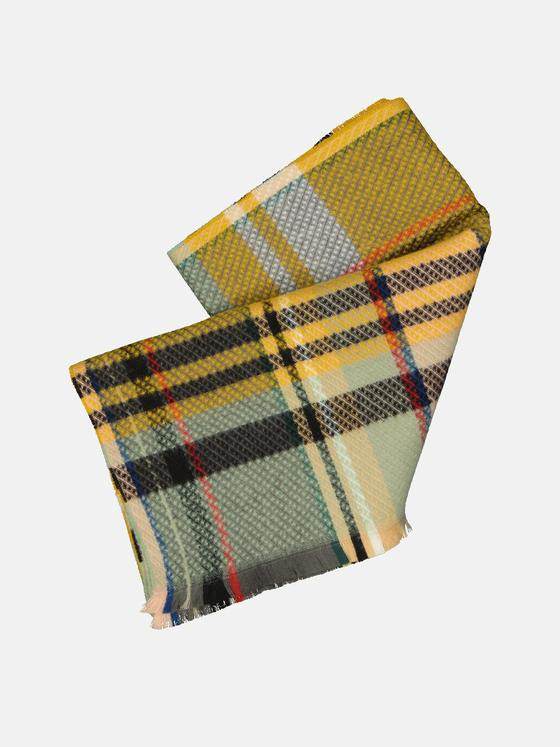 engbers Herren Schal gemustert Currygelb 33906