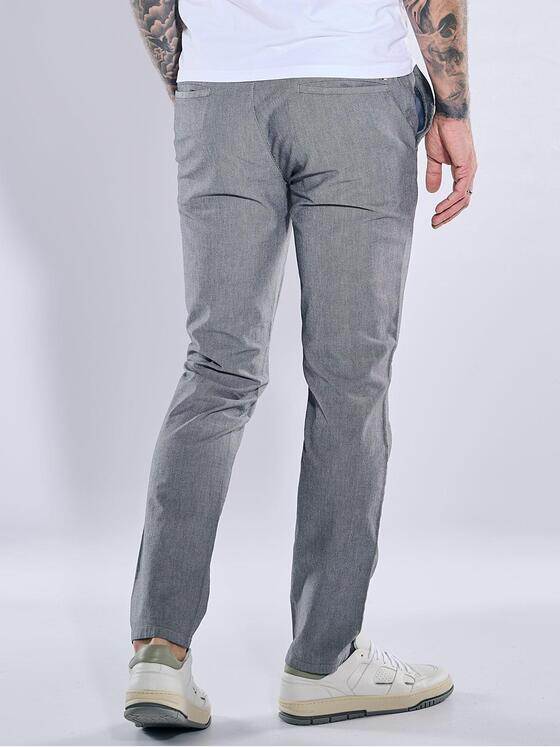 emilio adani Herren Chino slim fit Grau 38611