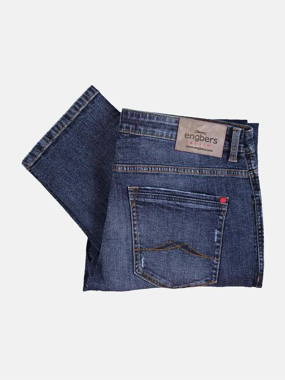 engbers Herren 5-Pocket Jeans mit Superstretch-Anteil Indigoblau 30193