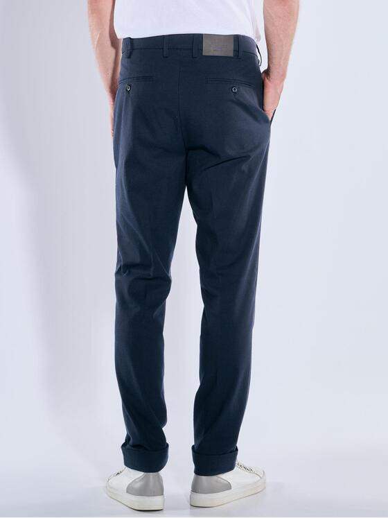 ENGBERS GERMANY Herren Hose in innovativer Wolloptik Saphirblau 39620