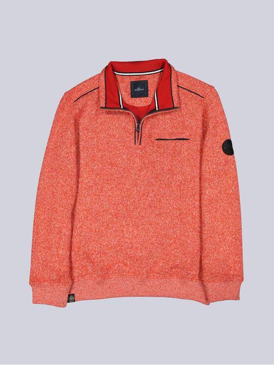 engbers Herren Sweatshirt mit Stehkragen Orange 39529