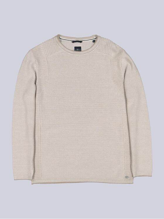 engbers Herren Pullover regular Beige 38312