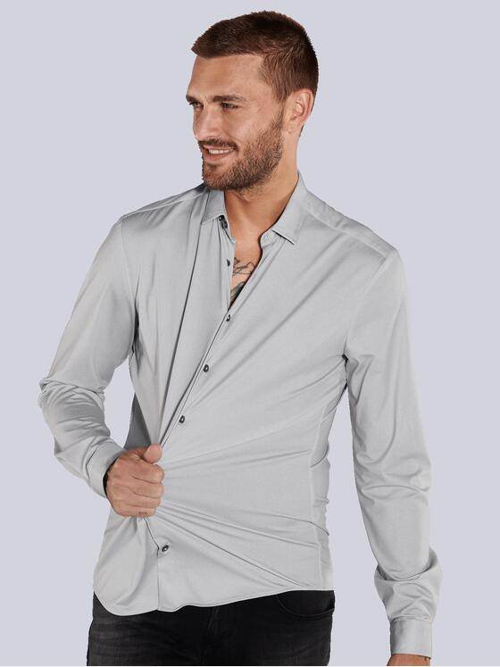 emilio adani Herren Funktionshemd langarm Grau 36118