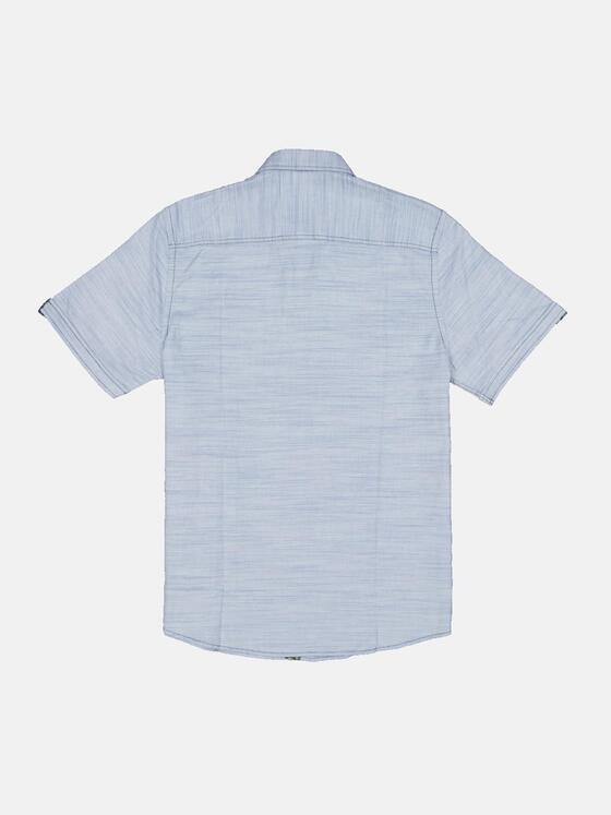 engbers Herren Kurzarm-Hemd strukturiert Brilliantblau 34456