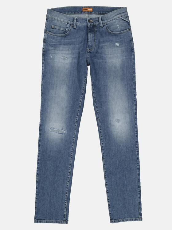 emilio adani Herren Super-Stretch-Jeans slim fit Blau 35228