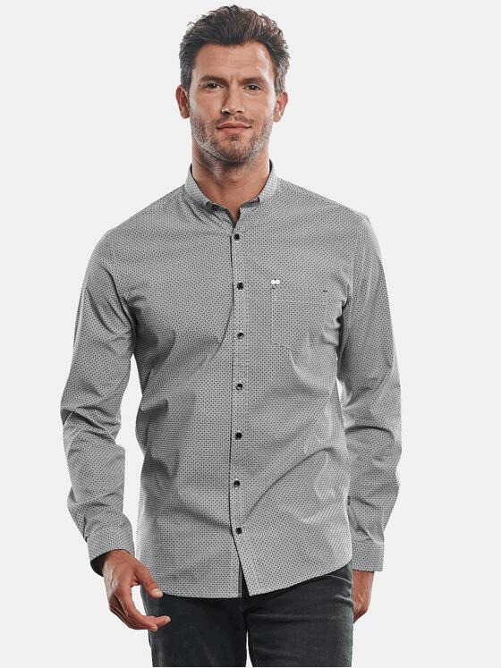 engbers Herren Comfort-Stretch-Hemd Schwarz 31276