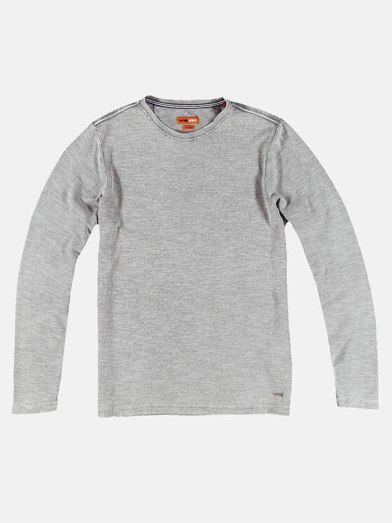 emilio adani Herren Rundhals-Shirt Grau 31928