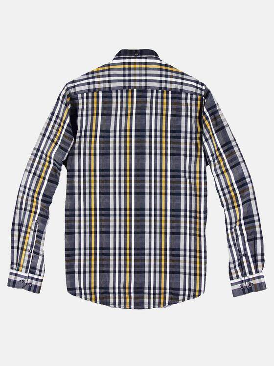 engbers Herren Modisch gefärbtes Karohemd Safrangelb 30835