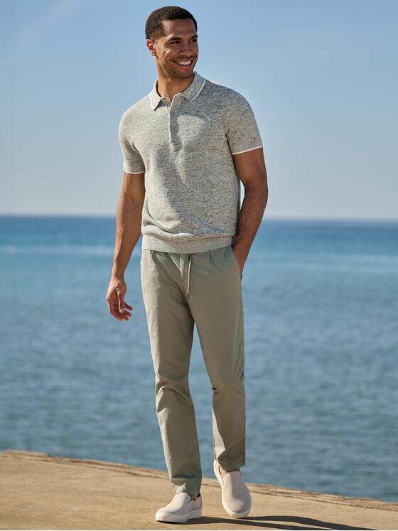 emilio adani Herren Pullover halbarm Dunkelgruen 40409