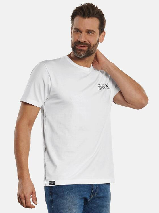 engbers Herren T-Shirt rundhals Weiß 32939