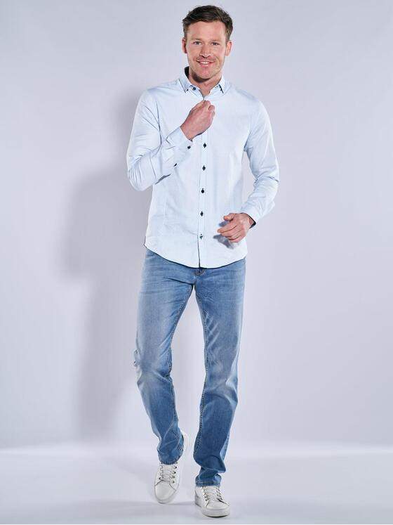 ENGBERS GERMANY Herren Hemd uni Hellblau 39357