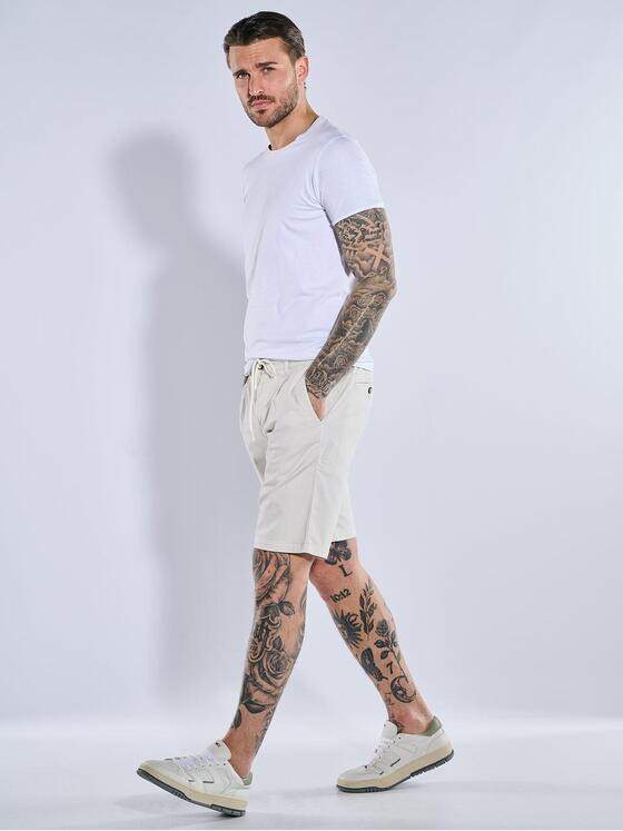emilio adani Herren Chino-Bermuda mit Tunnelzug Beige 39007