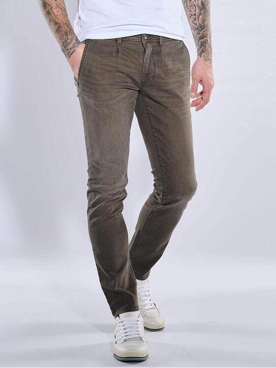 emilio adani Herren Jeans slim fit Braun 38350