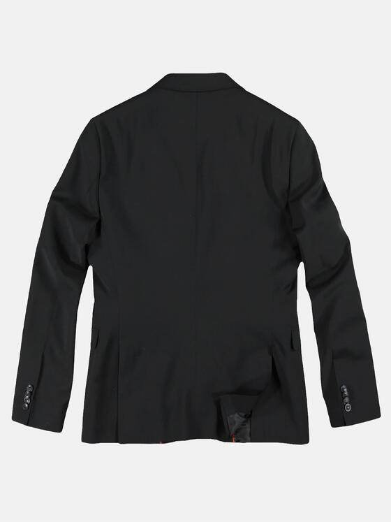 emilio adani Herren Anzugsakko slim fit Schwarz 27754