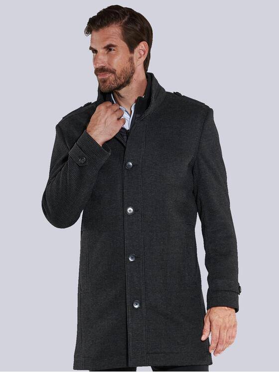 engbers Herren Mantel regular Grau 35487