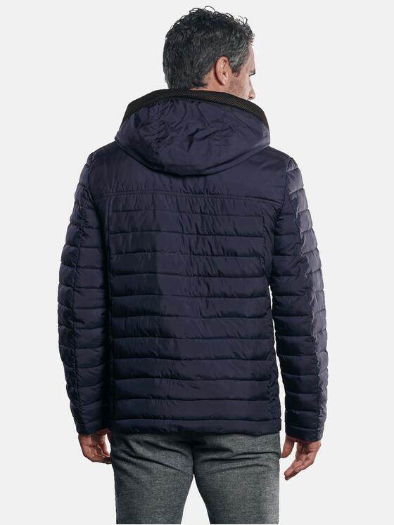 engbers Herren Steppjacke mit abnehmbarer Kapuze Saphirblau 30207