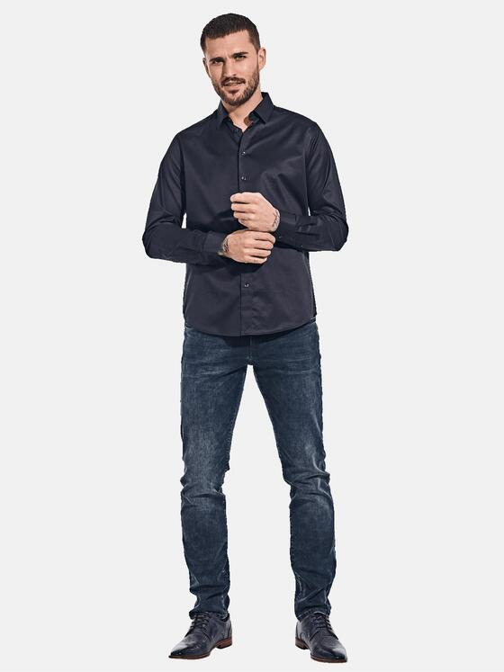 emilio adani Herren Hemd "My Favorite" Schwarz 30631
