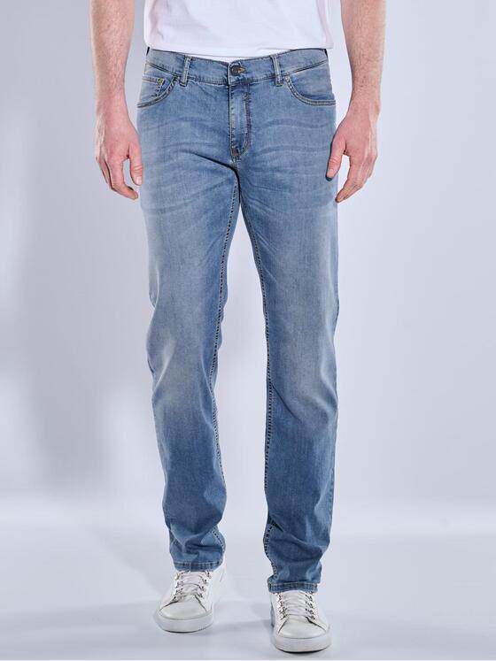 ENGBERS GERMANY Herren Super-Stretch-Jeans regular Hellblau 38861