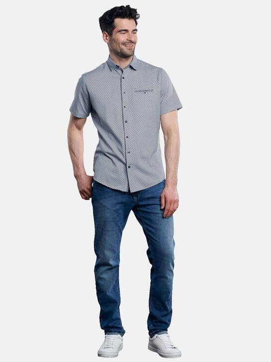 engbers Herren Hemd kurzarm Saphirblau 31306