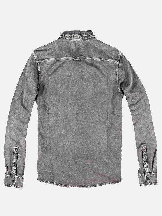 emilio adani Herren Innovatives Langarmshirt Grau 31060