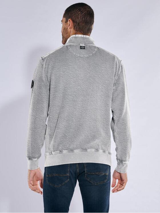 engbers Herren Sweatshirt strukturiert Silbergrau 37739