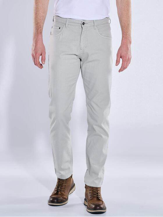 engbers Herren 5-Pocket-Hose regular Silbergrau 38263