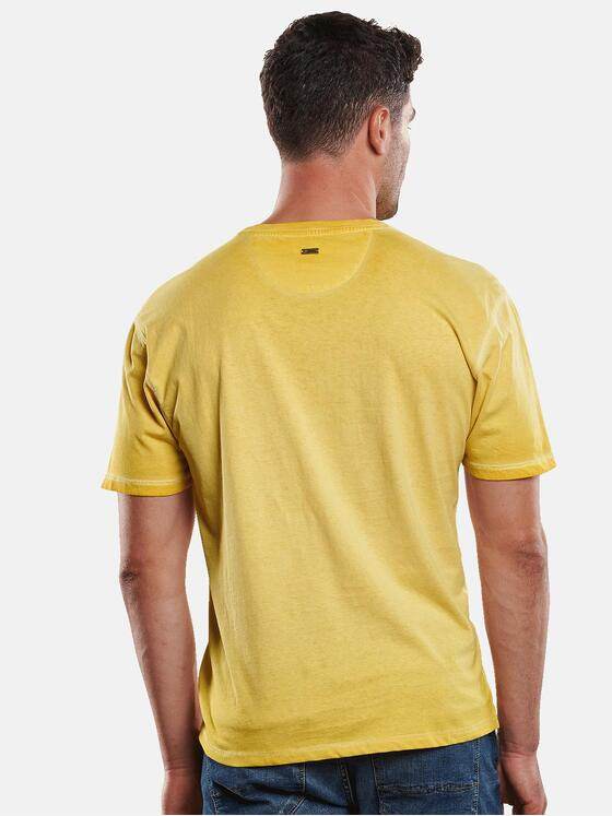 engbers Herren T-Shirt Rundhals mit Stickerei Gelb 31096