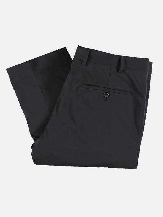 emilio adani Herren Anzughose slim fit Schwarz 30124