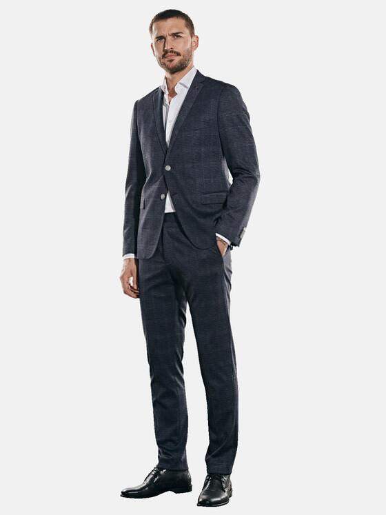emilio adani Herren Anzughose "slim fit" Blau 32082