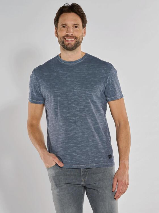 engbers Herren T-Shirt meliert Indigoblau 36333