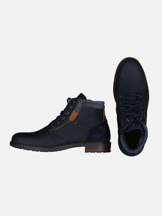engbers Herren Boots mit wasserdichter Membran Blau 31949