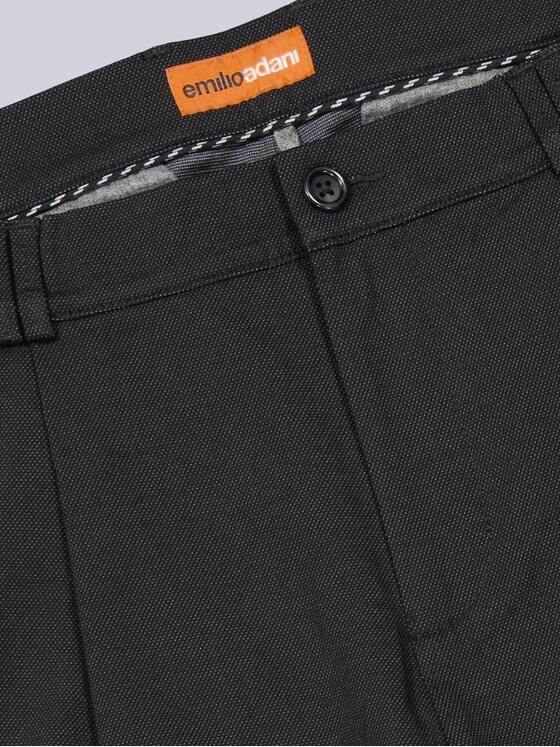 emilio adani Herren Chino regular Schwarz 39881