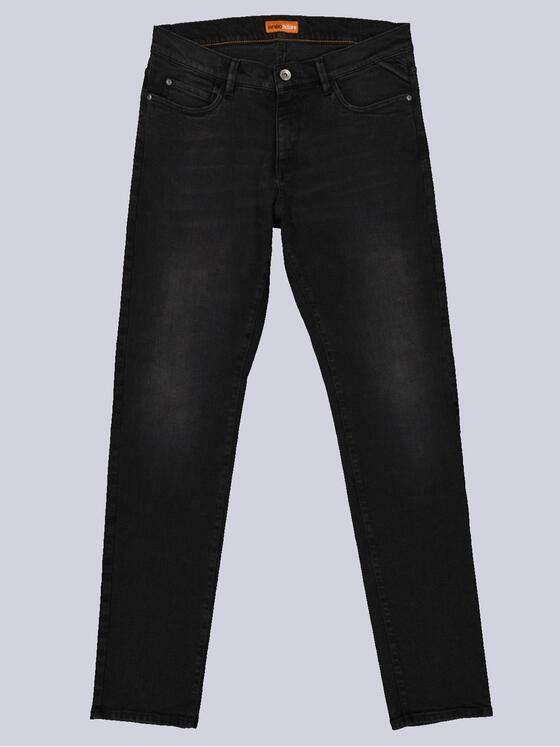 emilio adani Herren Super-Stretch-Jeans slim fit Schwarz 36131