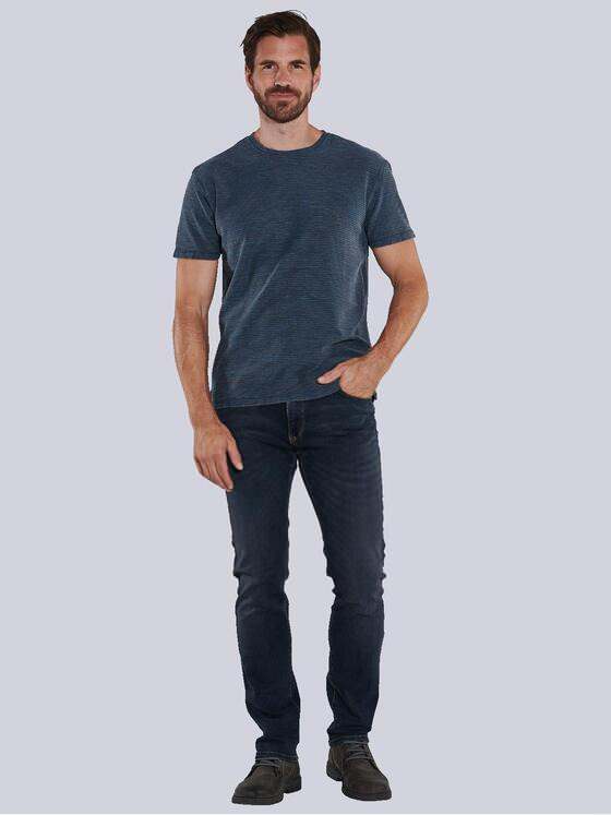 engbers Herren T-Shirt strukturiert Saphirblau 36156