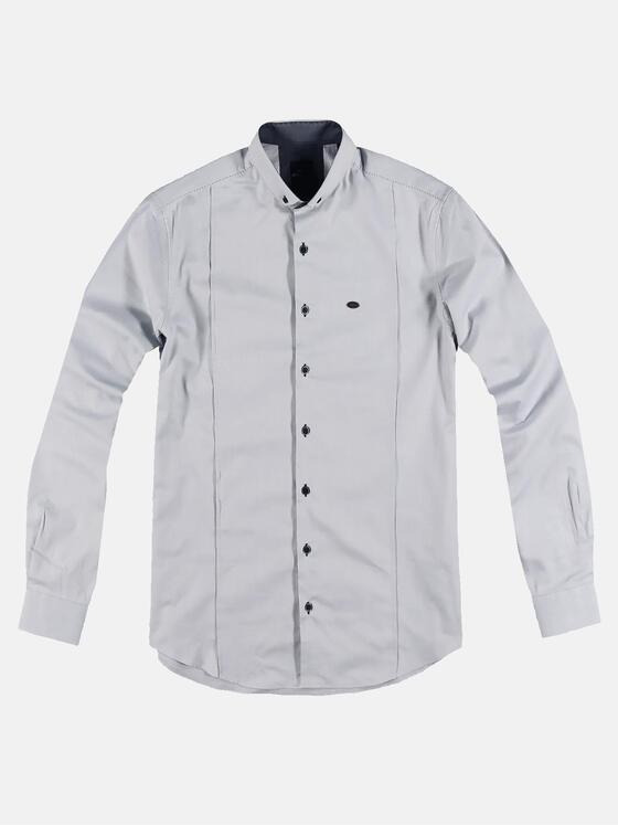 engbers Herren Hemd mit edlen Teilungsnähten Hellgrau 30938