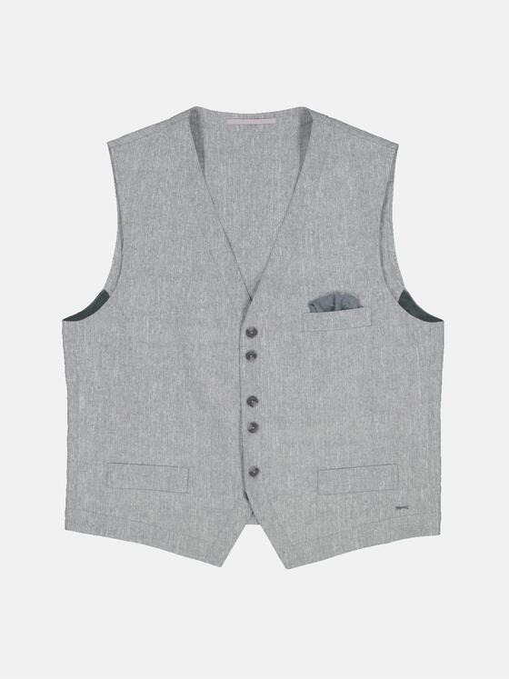 engbers Herren Sakko-Weste regular Grau 36492