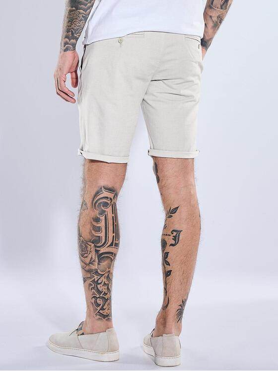 emilio adani Herren Bermuda mit Tunnelzug Sand 40743