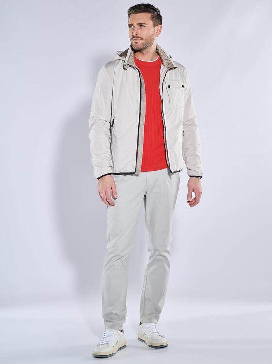 emilio adani Herren Jacke mit Funktionsdetails Weiß 38297