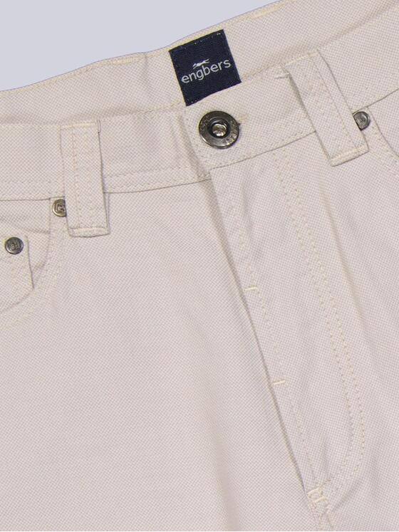 engbers Herren Softe 5-Pocket Hose Beige 40398