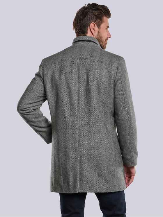 ENGBERS GERMANY Herren Mantel mit herausnehmbarem Inlet Kieselgrau 33587