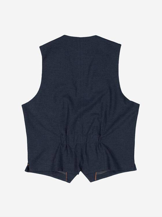 emilio adani Herren Sakko-Weste slim fit Blau 37259