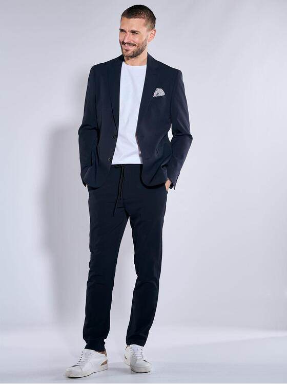 emilio adani Herren Anzug-Sakko slim fit Blau 36844