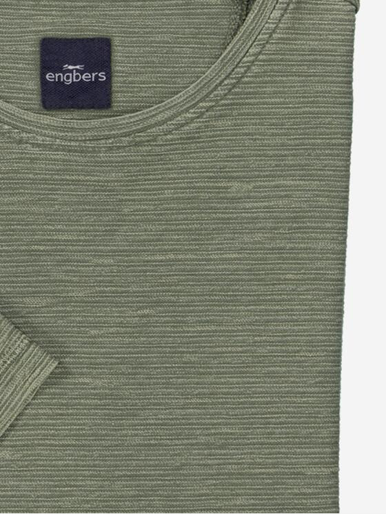 engbers Herren T-Shirt strukturiert Grün 37312