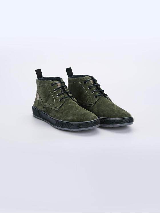 engbers Herren Boots aus Leder Grün 37442