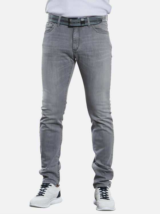 engbers Herren Jeans 5-Pocket Superstretch Grau 32653