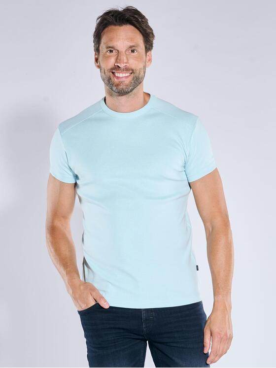 engbers Herren Basic-Shirt "My Favorite" organic Hellblau 39263