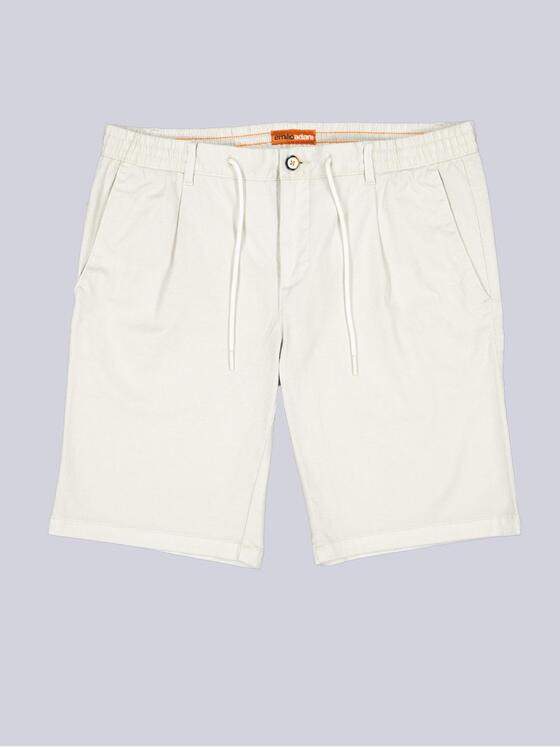 emilio adani Herren Bermuda-Chino mit Tunnelzug Hellgrau 40361