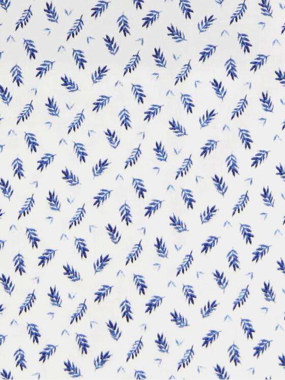 engbers Herren Elastisches Langarmhemd Saphirblau 30829