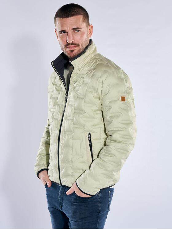 emilio adani Herren Wende-Steppjacke Schwarzbraun 40011