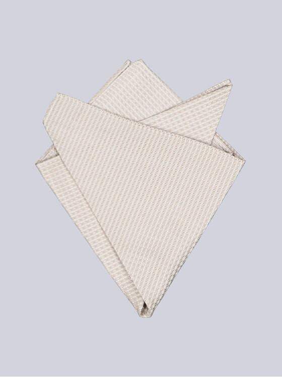 engbers Herren Einstecktuch strukturiert Beige 38723